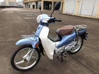 Moto Cub Bleue Marque Blue Brand, Norme Nationale IV, Moteur Brushless 100CC, Vitesse Maximale >80km/h, Style Rétro, Nouveau Modèle, Personnalité Unique