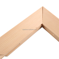 Venta al por mayor de barras de marco de madera de pino barato DIY artista Camilla para lienzo