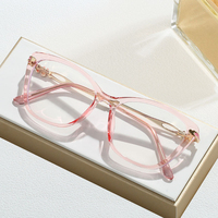 Lunettes optiques anti-lumière bleue pour femmes, monture en TR90, monture de lunettes pour myopie, montures optiques solides pour femmes