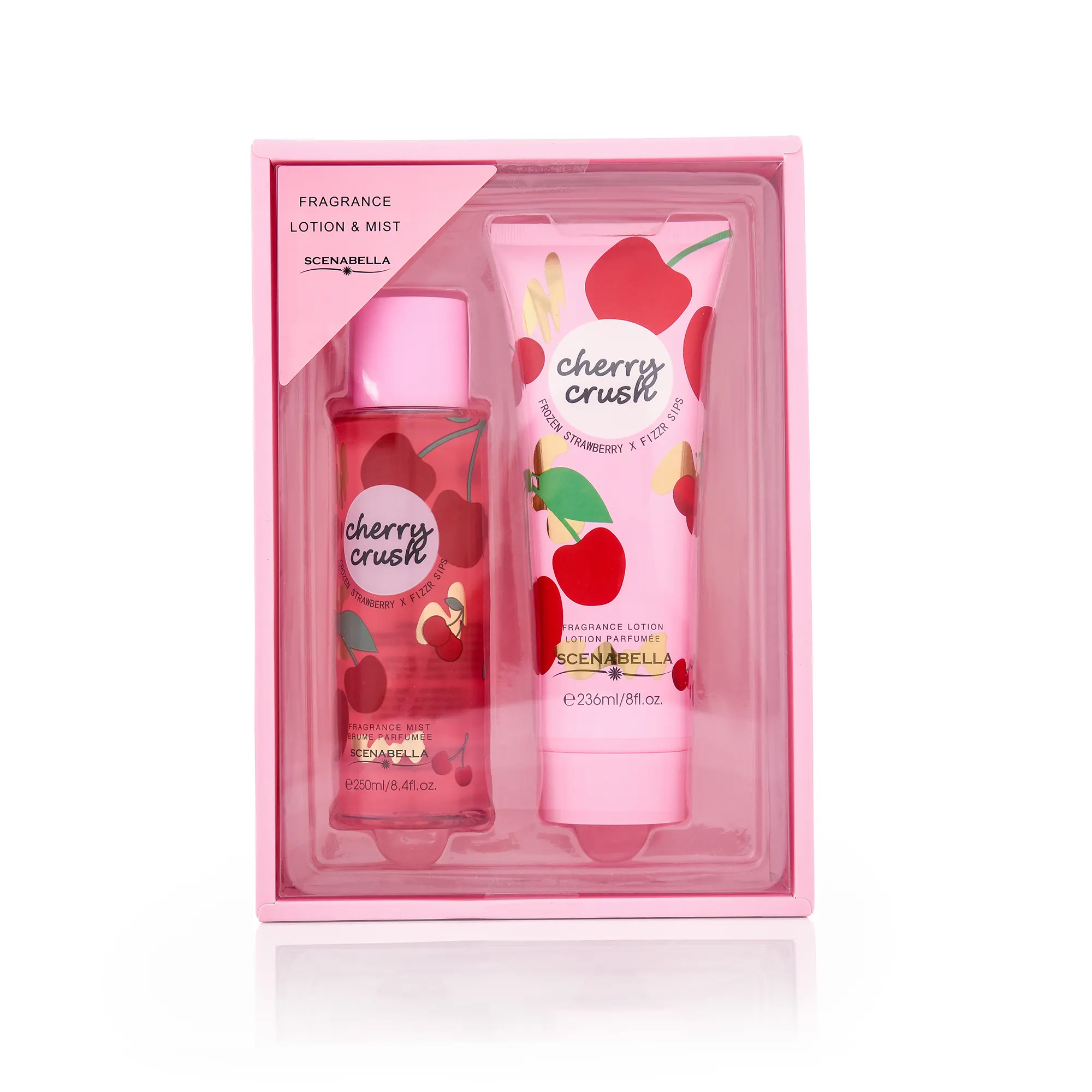 Hochwertige reine natürliche Frucht 2 Stück Nebel & Lotion Geschenkset für Frauen