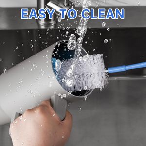 Kit de nettoyage de brosses pour bouteilles Stanley, brosses à paille extra longues avec brosse de nettoyage de bouchon 4-en-1 pour Owala / Yeti - Product Image 5