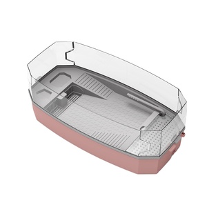 נמואי PET מכירת מפעל תיבת רבייה מפלסטיק כלוב זוחלים נתיק עמיד בפני בריחה טנק צב טנק זוחלים - Product Image 1