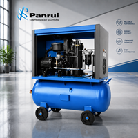 Compresseur d'air à aimant permanent Panrui 7,5 kW VSD, entièrement hermétique, anti-poussière, silencieux, pour le traitement mécanique des composants.