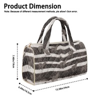 Sac de voyage matelassé élégant pour femme, motif zèbre, noir et blanc, avec points losanges, deux sangles, fermeture éclair, grand sac fourre-tout à bandoulière