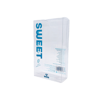 Fabricante personalizado de plástico transparente PVC PET caja de embalaje cajas de plástico transparente con impresión
