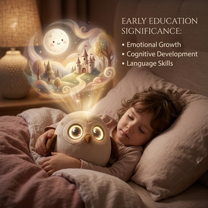 Jouet en peluche hibou électrique interactif IA Cuteyeah OEM Factory, nouvelle arrivée 2026, pour la classe STEM préscolaire, développement de la pensée logique et éducatif - Product Image 2
