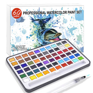 Meilleur prix, peinture aquarelle solide de style gelée fraîche, 24 couleurs, ensemble de peinture professionnelle, fournitures de peinture aquarelle solide - Product Image 2