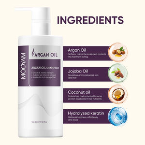 Shampoo à l'huile marocaine hydrate en profondeur et hydrate les racines des cheveux, répare les mèches de cheveux, réduit les frisottis, shampooing nettoyant pour le contrôle de l'huile - Product Image 3