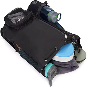 Zaino da Nuoto di Grande Capacità con Tasca a Rete, Borsa Pieghevole per Nuotatori con Cinghie, Zaino da Spiaggia - Product Image 5