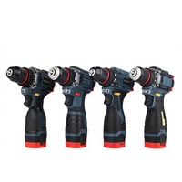 Perceuse-visseuse sans fil multifonctionnelle personnalisée en usine, à batterie lithium-ion, avec régulation de vitesse progressive pour usage domestique