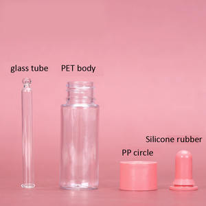 Botella de aceite esencial transparente, botella de solución de esencia, <span class=keywords><strong>serie</strong></span> Makaron, 20ml, 30ml - Product Image 3