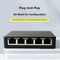 Répartiteur de câble réseau 1 à 5 ports Gigabit, 1 entrée 5 sorties, accès Internet simultané, connecteur adaptateur RJ45