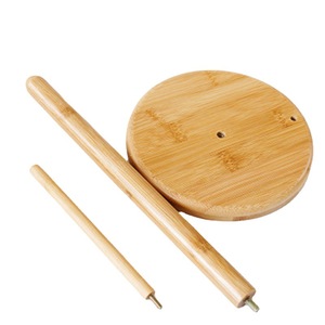 Bamboo and wood toilet <b>paper</b> holder, <b>kitchen</b> <b>paper</b> towel holder, bamboo <b>paper</b> towel holder, no-drill standing <b>paper</b> towel - Product Image 4