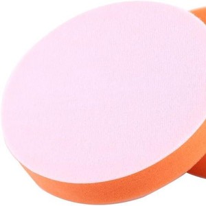 Nanrui Car Cleaning Sponge Pad 4 Inch Orange Flat Wave Polishing Pad For Waxing And Glazing - Product Image 1
