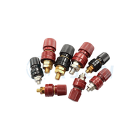 Bloc de bornes haute intensité 333/555, pince de borne pour onduleur M6/M8, résistant aux hautes températures, 8mm/6mm, rouge et noir