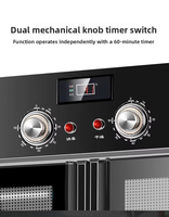 Armoire de désinfection verticale commerciale grande capacité à double porte avec stérilisation à l'ozone et vapeur, séchage à air chaud pour cuisine d'hôtel