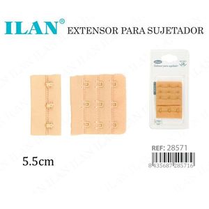 Estensore per reggiseno Ilan 5,5 cm color carne per regolazione del reggiseno - Product Image 3
