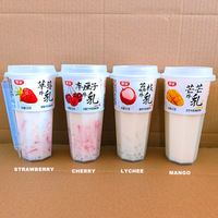 Drink Strawberry Mango Exotische Dranken Melkachtige Drank met Fruit smaak 520g Beker Verpakking