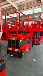 Pengangkat pria hidrolik dapat digerakkan Manual: meja angkat gunting ponsel ringan 4m-20m - Product Image 3