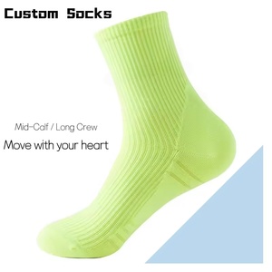 Wholesale Custom Logo Cycling Running <b>Socks</b> Sports Coolmax Crew Compression Quick Dry Running <b>Socks</b> High Quality - Product Image 1