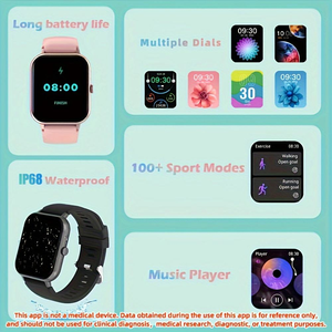 Relógio Inteligente SENBONO ZL54CJ Quadrado Smartwatch Chamada BT Frequência Cardíaca Modo Esportivo Rastreador Fitness À Prova d'Água para Homens e Mulheres para IOS Android - Product Image 6