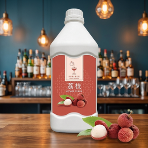 Sirop de litchi JIUZHOU en bouteille de 2,5 kg, haute qualité, certifié HALAL/HACCP/ISO 22000 pour le bubble tea - Product Image 3