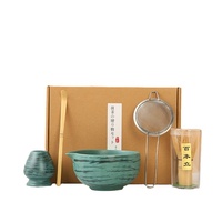 Ensemble de mélangeur à matcha avec logo personnalisé, fouet en bambou, accessoires de cérémonie du matcha, marque blanche