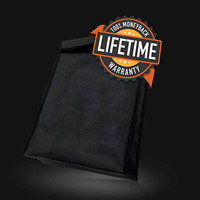 Sac de documents ignifuge personnalisé grande capacité fermetures à glissière en métal Velcro et serrure à combinaison sac de documents ignifuge avec passeport argent comptant