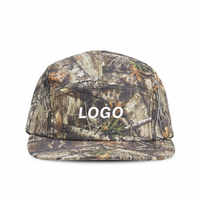 Gorras Deportivas de 5 Paneles con Cierre de Hebilla Ajustable, Camuflaje, al por Mayor, con Logotipo Personalizado OEM de Fábrica, Gorra de Campamento de Alta Calidad