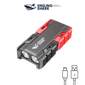Smiling Shark <b>Rechargeable</b> <b>Flashlight</b> LED Waterproof Outdoor Camping Light USB Charging 6V - Product Image 4