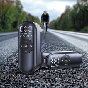 Pompe à air portable pour vélo de la taille d'une paume, écran LED, gonfleur de pneus, arrêt automatique, multi-buses pour vélos et ballons, coque en ABS - Product Image 1