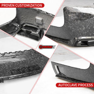 Parachoques Trasero para Automóvil, Nuevo, para Rolls Royce Phantom 8.ª Generación, Actualización a MSY, Kit de Parachoques Trasero de Media Fibra de Carbono, Piezas de Modificación de Automóviles - Product Image 3