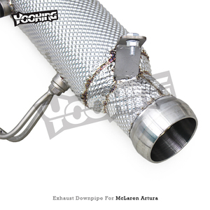 Tuning Custom Free Downpipe para Mclaren <span class=keywords><strong>Artura</strong></span> 3,0 T <span class=keywords><strong>Spider</strong></span> 2023-2024 Motor Cabezal de acero inoxidable Sistema de escape de tubo recto - Product Image 4