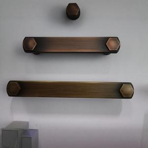 <b>Furniture</b> <b>Handle</b> Zinc Alloy Rectangle Antique Bronze Traditional Cabinet Door <b>Knob</b> Durable Style 1 H-453 - Product Image 4