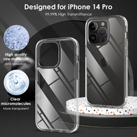Nouveaux étuis de téléphone tendance couverture antichoc à quatre coins pour iPhone 14 Pro Max