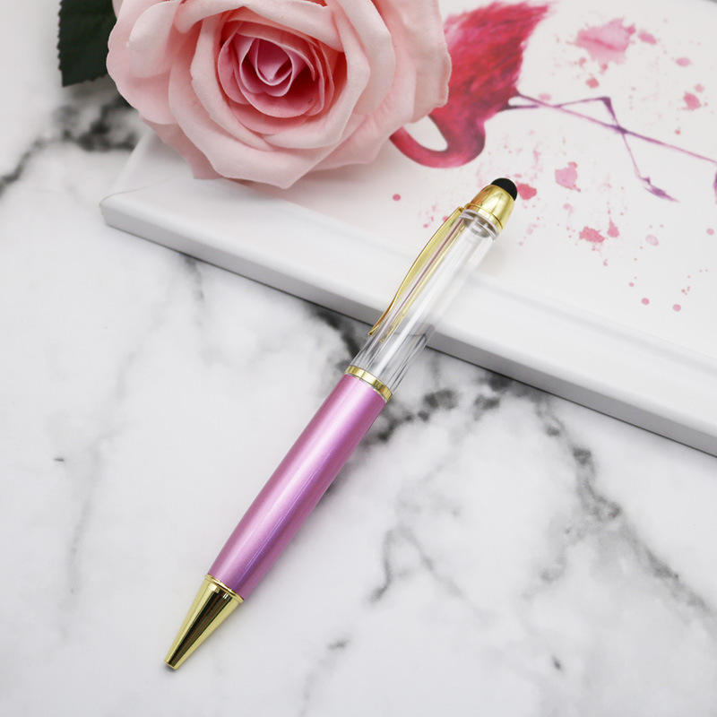 3 stylo baril vide violet