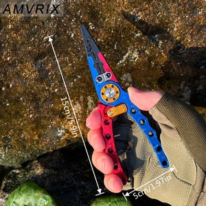 Nhà Máy bán hàng trực tiếp của ngoài trời Hợp kim nhôm Mini Cá kìm, đa chức năng nhỏ gọn cá Lip kẹp, lua Câu Cá Công cụ - Product Image 4