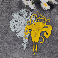 AAGU Scrapbook Diary Decoration Stencil modello di goffratura Album di biglietti di auguri fai da te Morning Glory Flower Metal Cutting Dies