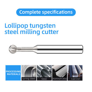 เครื่องตัด CNC การประมวลผลที่หยาบทนต่อการสึกหรอ เครื่องมือตัด CNC เหล็กทังสเตนโซลิดคาร์ไบด์ฟันหยาบสี่ขลุ่ย - Product Image 4