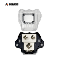 AK-DX55 pemegang Fuse negatif Hub distribusi kotak kawat tanah 1/2/3/4 Asuransi modifikasi Amplifier Audio mobil