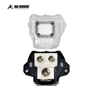 กล่องสายไฟแบบกราวด์1/2/3/4เครื่องขยายเสียงรถยนต์ AK-DX55กล่องกระจายฟิวส์แบบติดลบ - Product Image 5