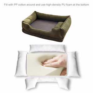 Offre Spéciale fabricant fait à la main luxe doux calmant chien géant lit tapis pour animaux de compagnie réversible lavable <span class=keywords><strong>coussin</strong></span> de haute qualité - Product Image 6