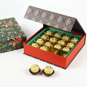 Kue Kustom Biskuit Barang Pesta Permen Ulang Tahun Natal Kotak Hadiah Pernikahan dengan Pita