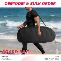 Sac de transport unisexe résistant à l'eau pour planches de surf, trottinettes aquatiques et hydrofoils, idéal pour les débutants, avec poignée