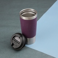 2026 Emerit Custom Tasse à café isotherme sous vide à double paroi en acier inoxydable 450 ml pour le camping et les voyages en extérieur Flaks