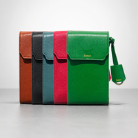 Sac à bandoulière en cuir grainé pour femme, OEM/ODM, avec porte-cartes et sangle amovible – Tendance