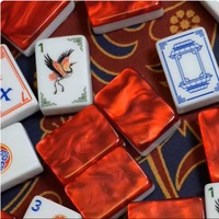 Rack It Mahjong Monaco 160 : Jeu de tuiles de mahjong américain en acrylique avec la tradition des courses et le palais