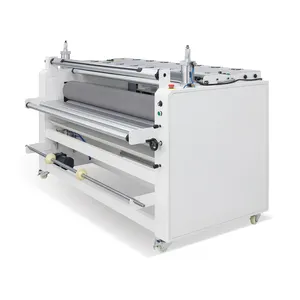 New Industrial Fabric Automatic Hot Cold Leather Film Laminating Machine 1.6M Glazing Polishing Printer Machine