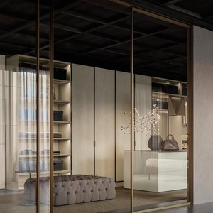 BALOM Dressing Moderne de Luxe Sur Mesure Haut de Gamme avec Îlot Central et Éclairage LED pour Chambre à Coucher, Meubles de Dressing OEM Vente en Gros - Product Image 3