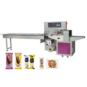 Multi Head Automatic Horizontal Bag Soft Jelly Candy Chocolate Flow Wrapping Frozen Food Packing Machine